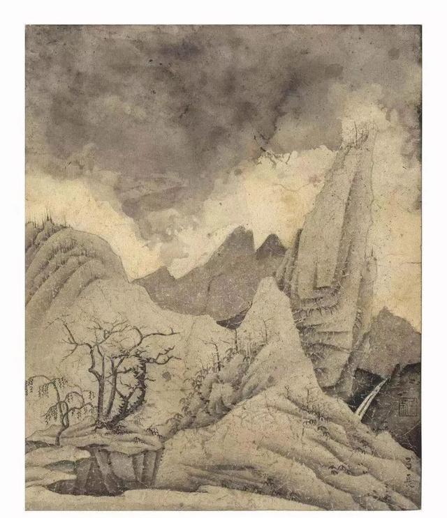 山水画家山东理工大学张弓长作品欣赏