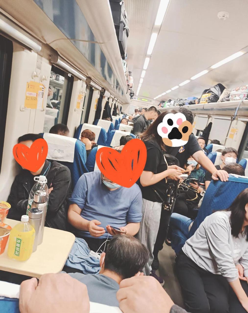 从深圳东没有买到z230火车的硬座及卧铺票,只好买了站票.