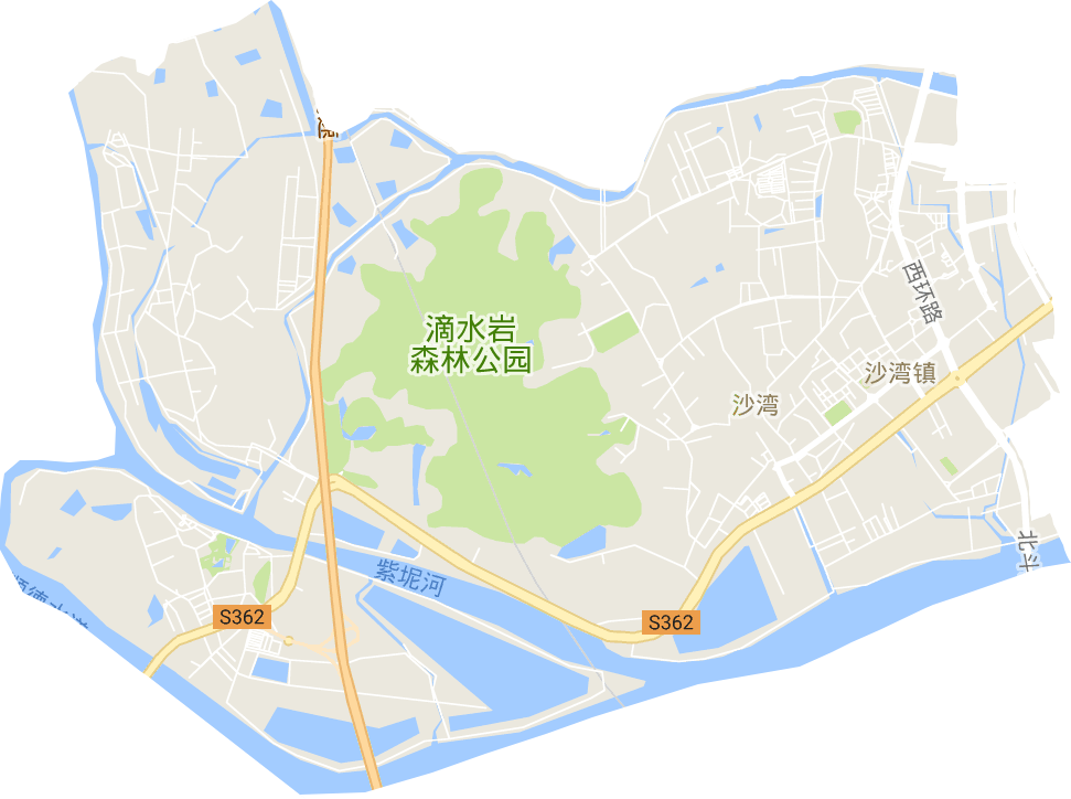 番禺镇街地图图片