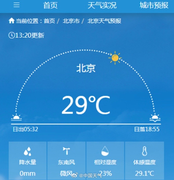 2月份北京天气图片