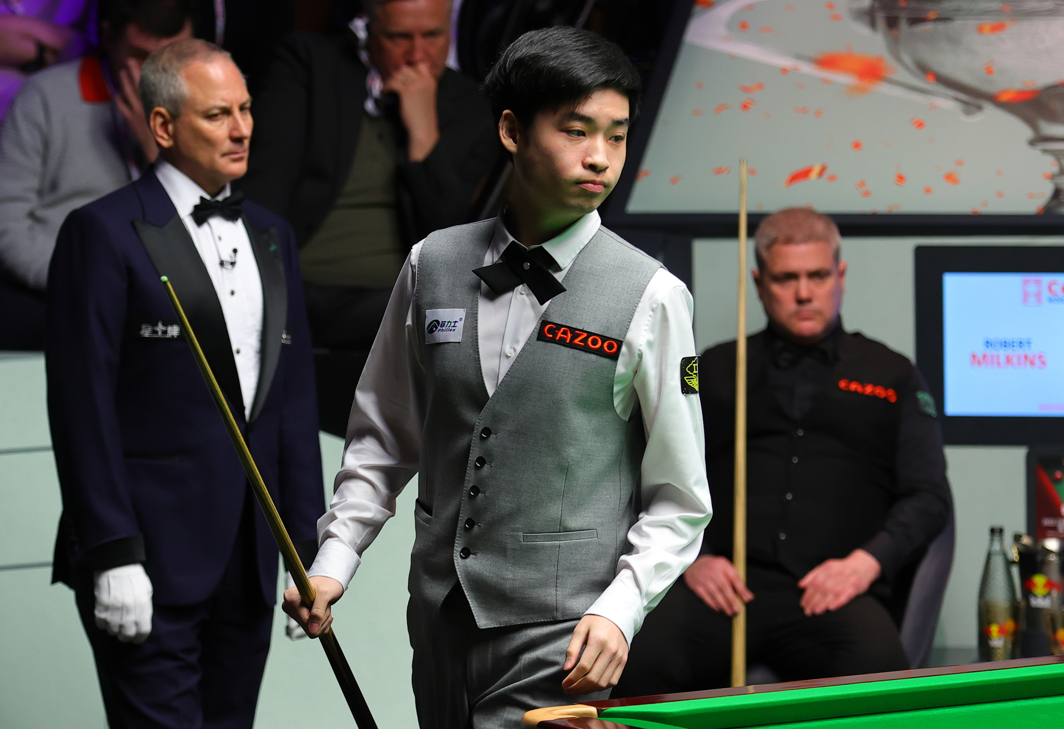 斯诺克——世锦赛:斯佳辉晋级八强