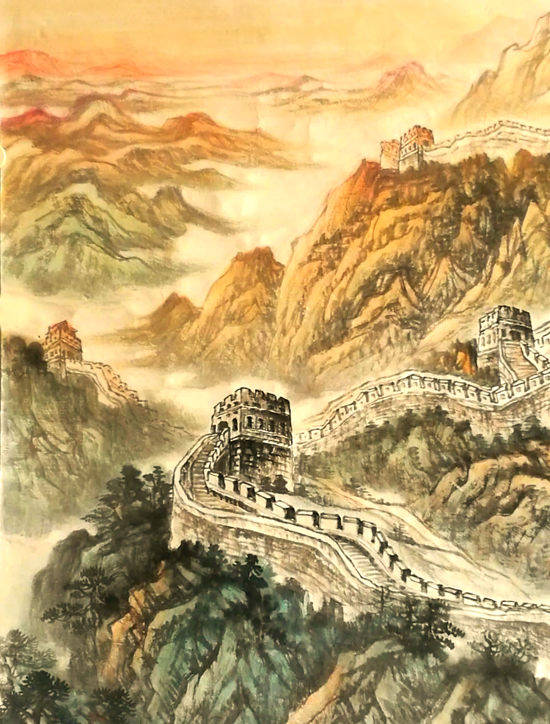 自古至今,无数艺术家以长城为灵感,创作出无数传世之作,这些诗画作品