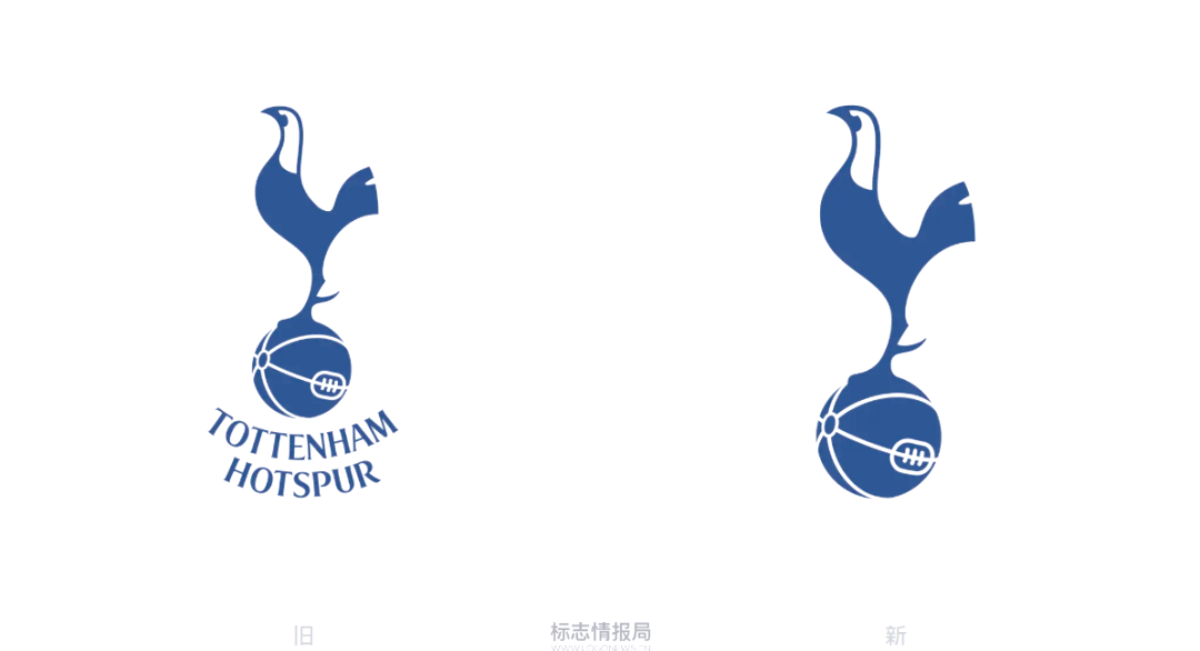 热刺足球俱乐部重塑品牌,推出新公鸡队徽