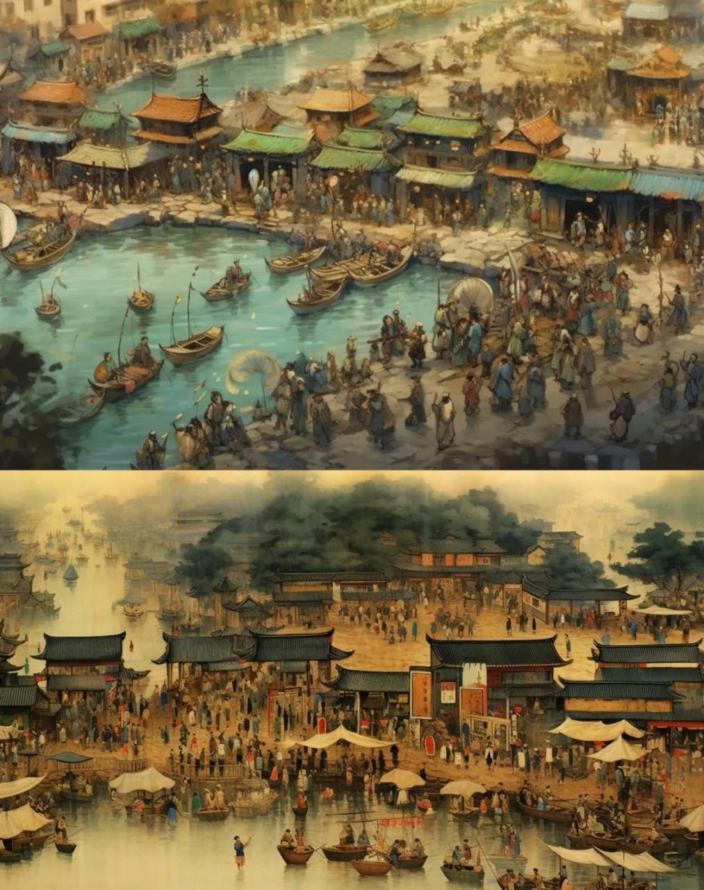 漫画清明上河图