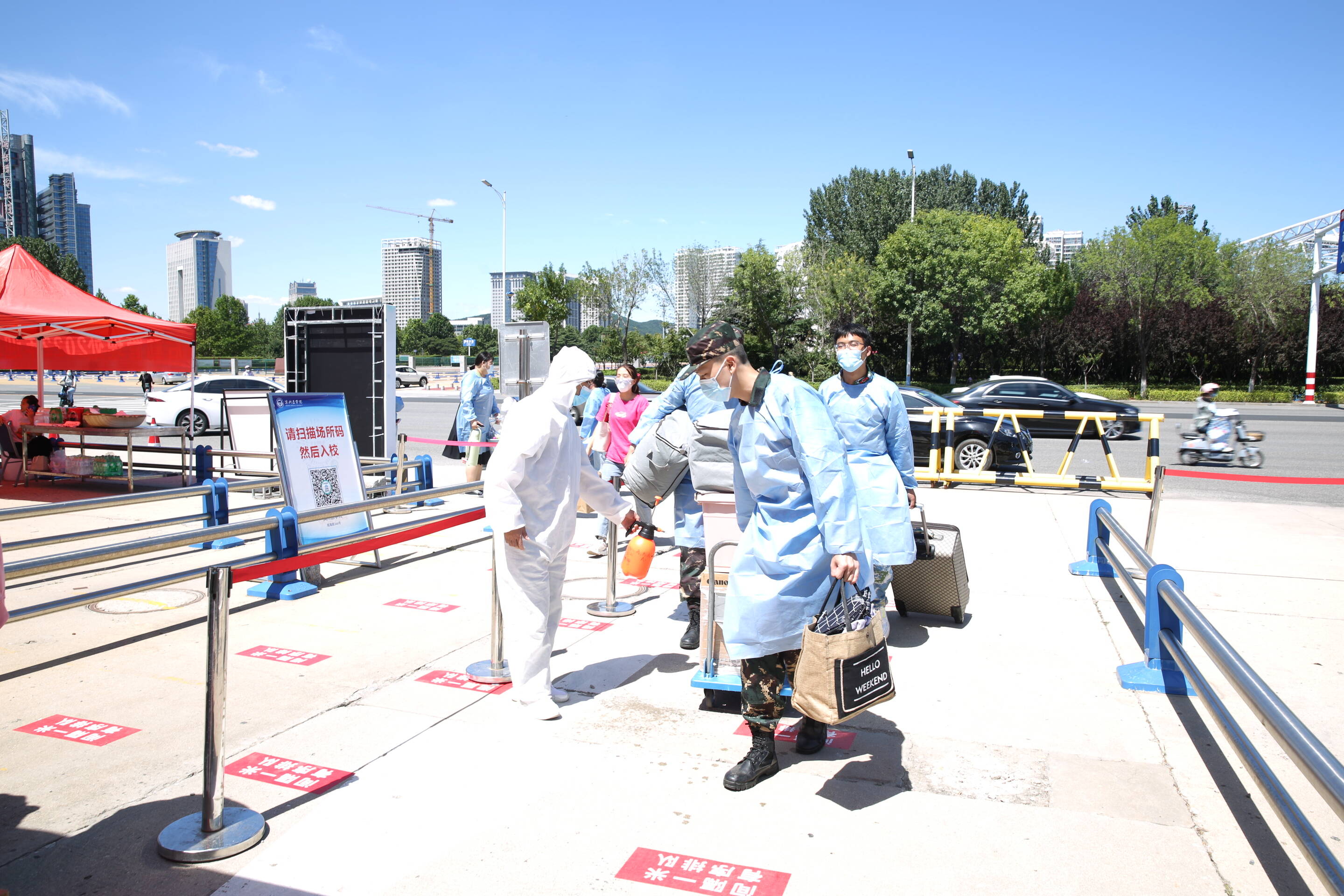 党委书记车先礼督导新学期学生返校等工作