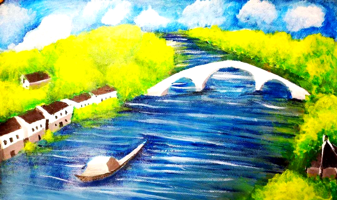 "我眼中的大运河"专题绘画比赛作品评展