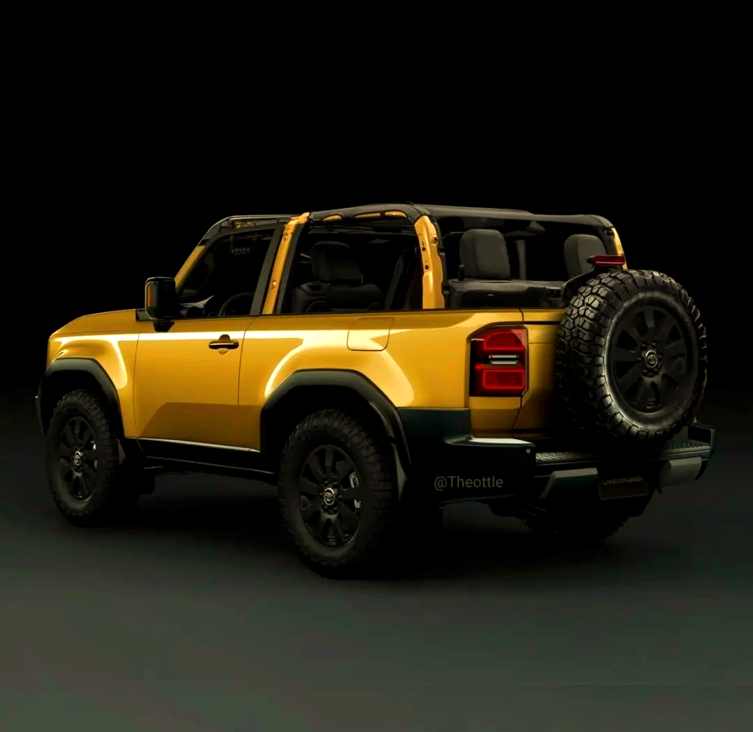 全新丰田普拉多双门版车型曝光,配备可拆卸车顶与2.4t混合动力系统