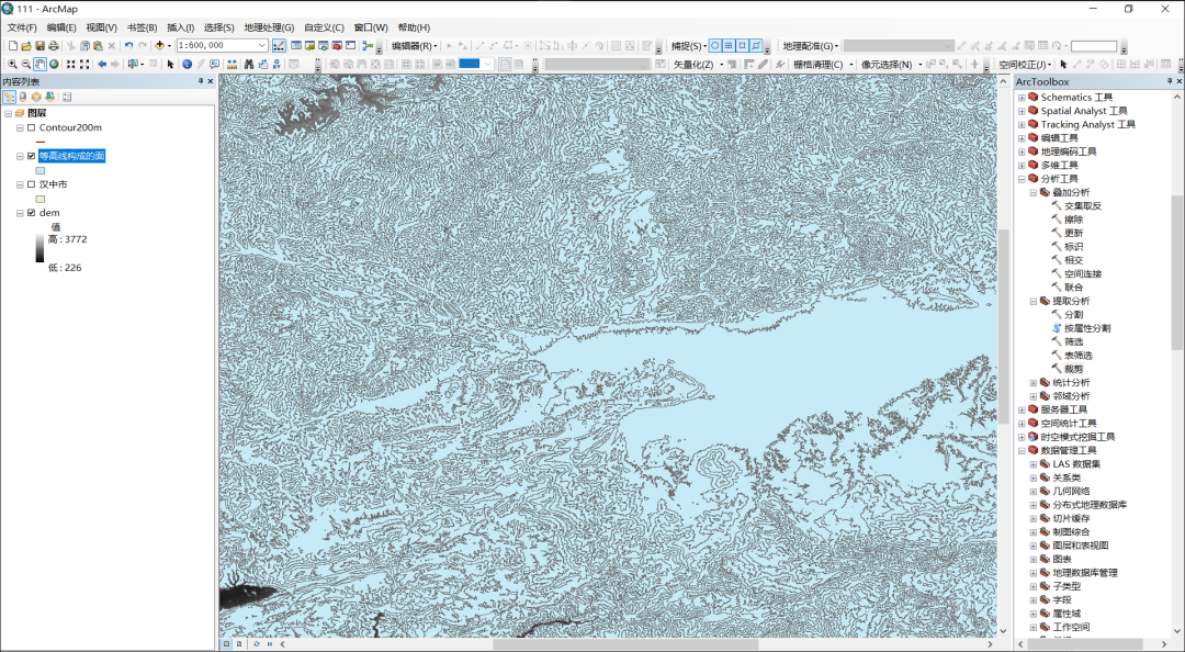 「技術」如何使用arcgis生成矢量的分層設色地形圖?