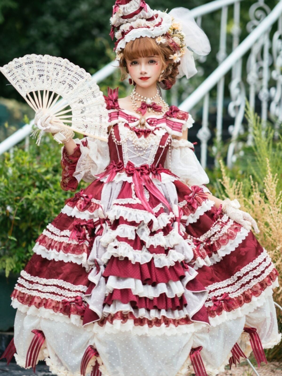 可以穿着结婚的洛丽塔"蛋糕裙",优雅感十足,太让人心动