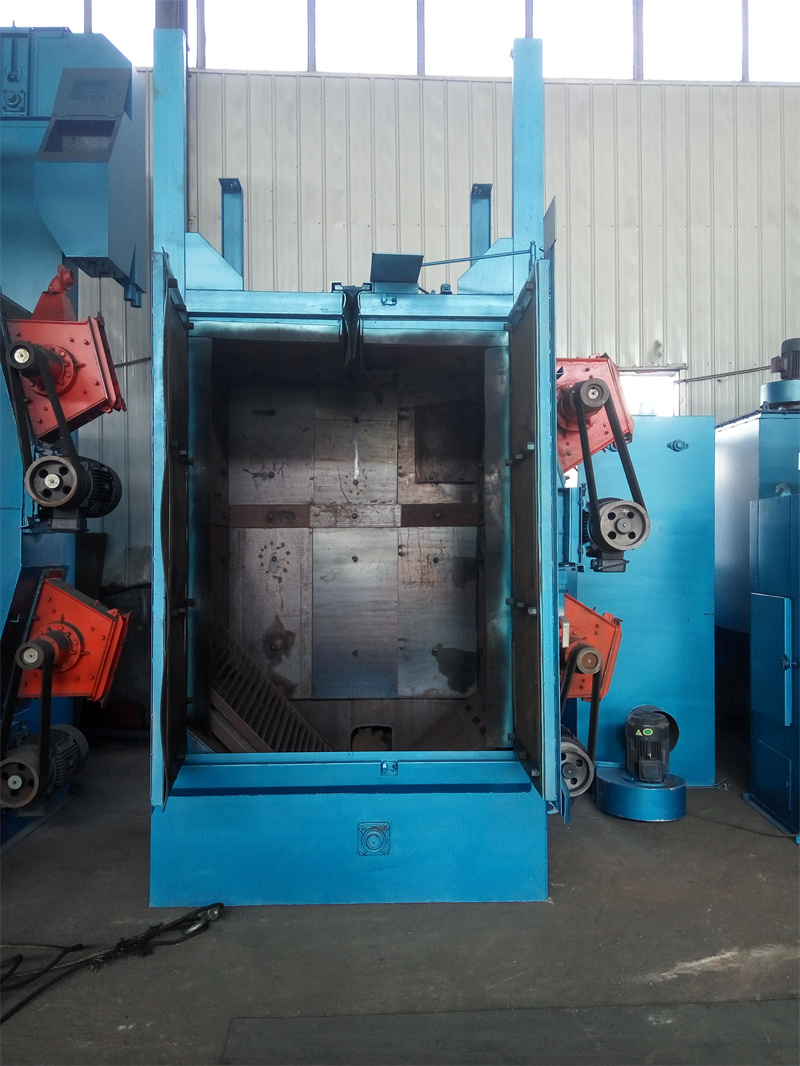 大型q3750双吊钩式抛丸机