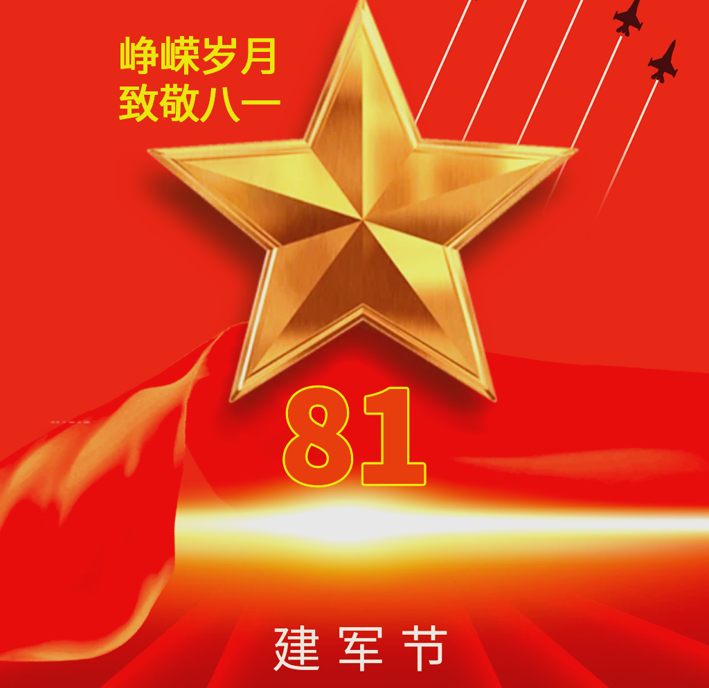 八一建军节:庆祝与敬意,军人的荣耀与祝福