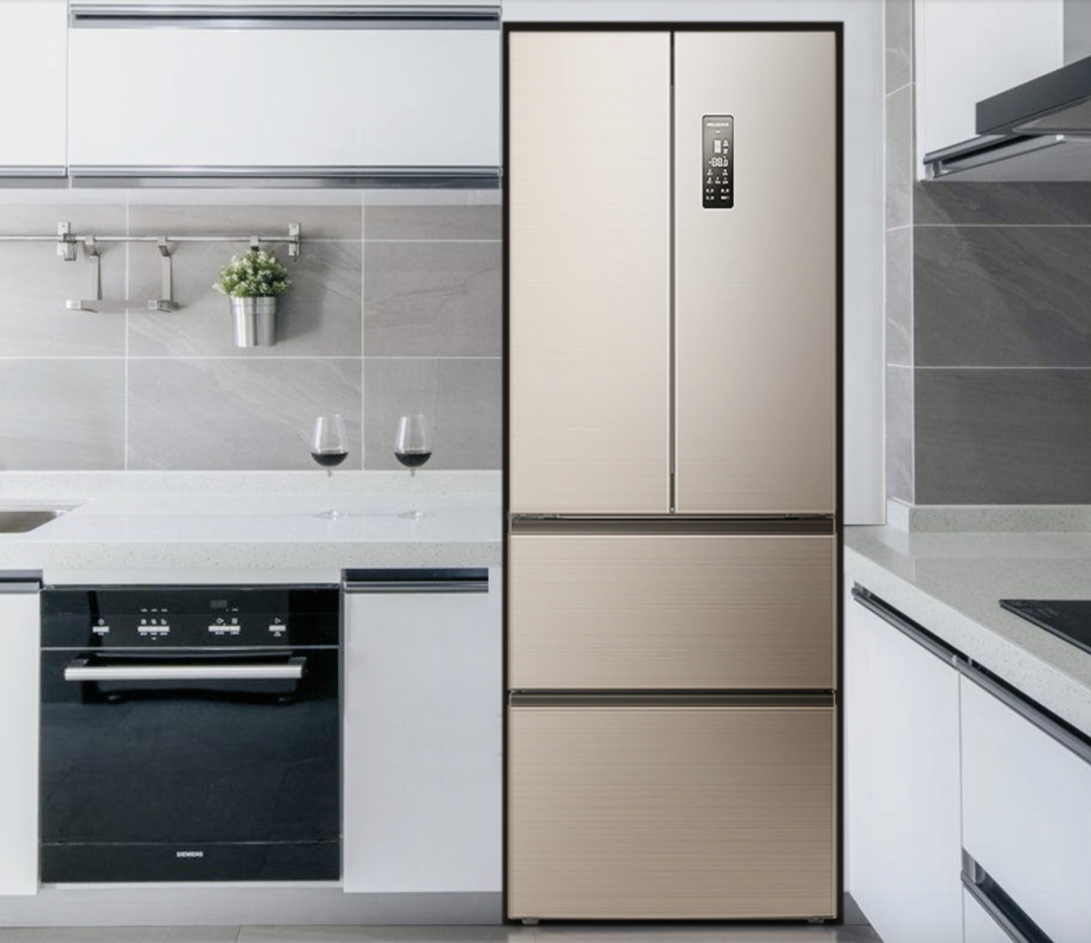 简约而不简单 美菱三门法式冰箱打造精致生活