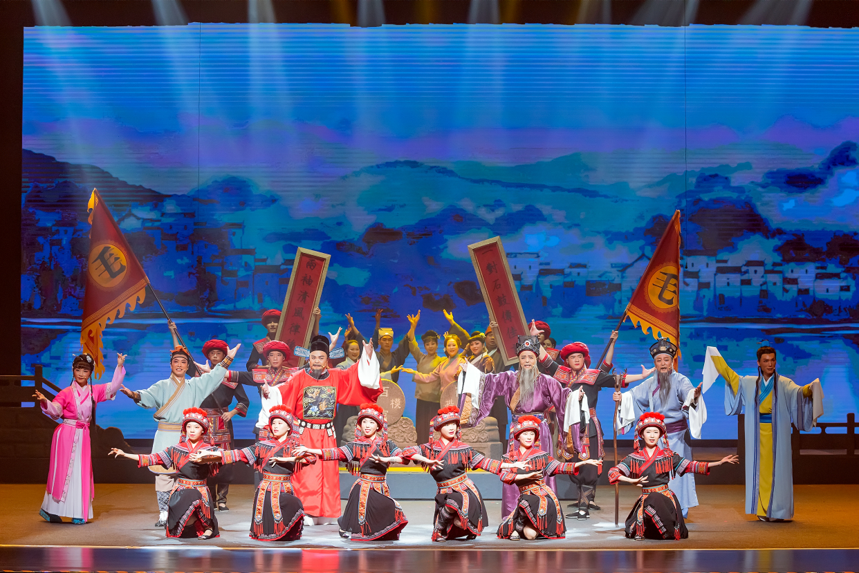 桂剧《石鼓传奇》亮相广西剧展,深挖广西富川廉政文化