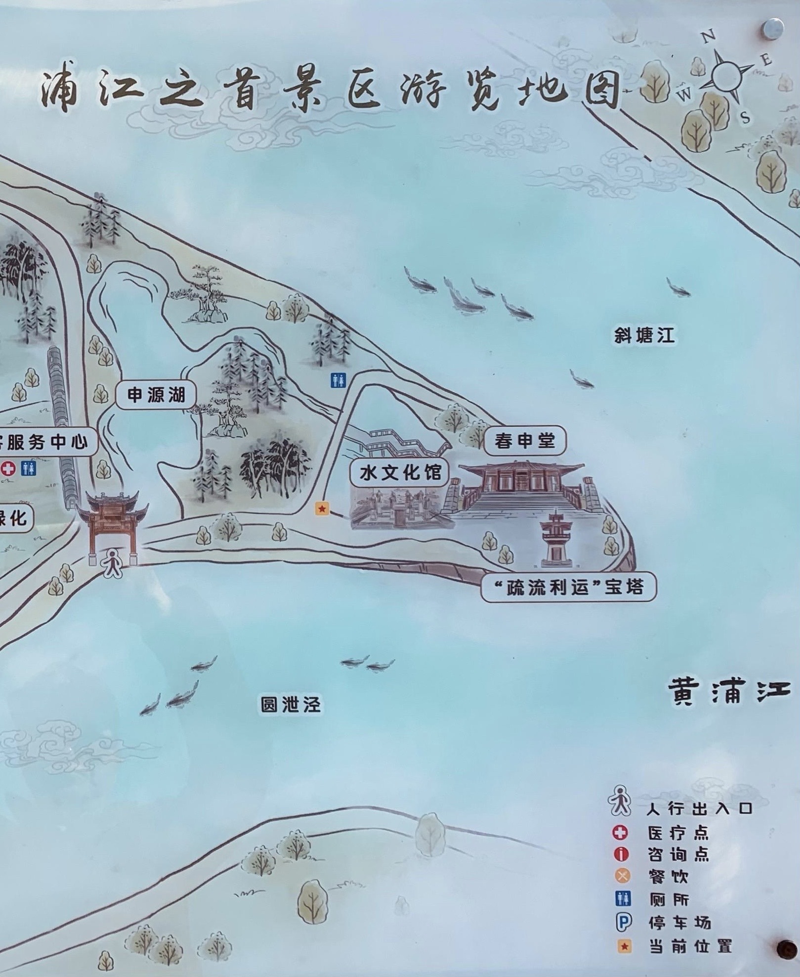 浦江之首地图图片