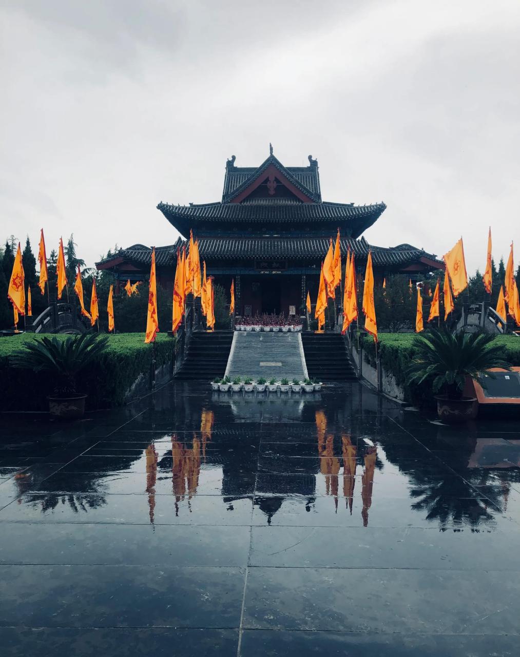 经过几个小时的车程,我们来到了临汾洪洞县,住到了离大槐树风景区很近