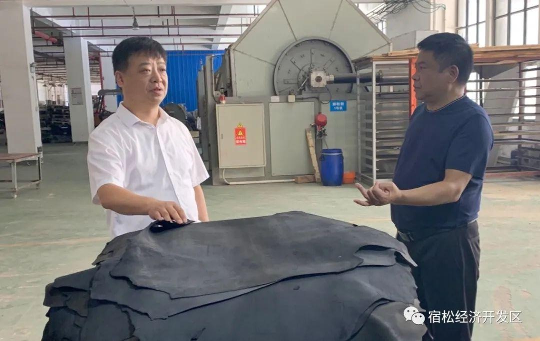 夏幼华到宿松经开区临江产业园调研指导工作