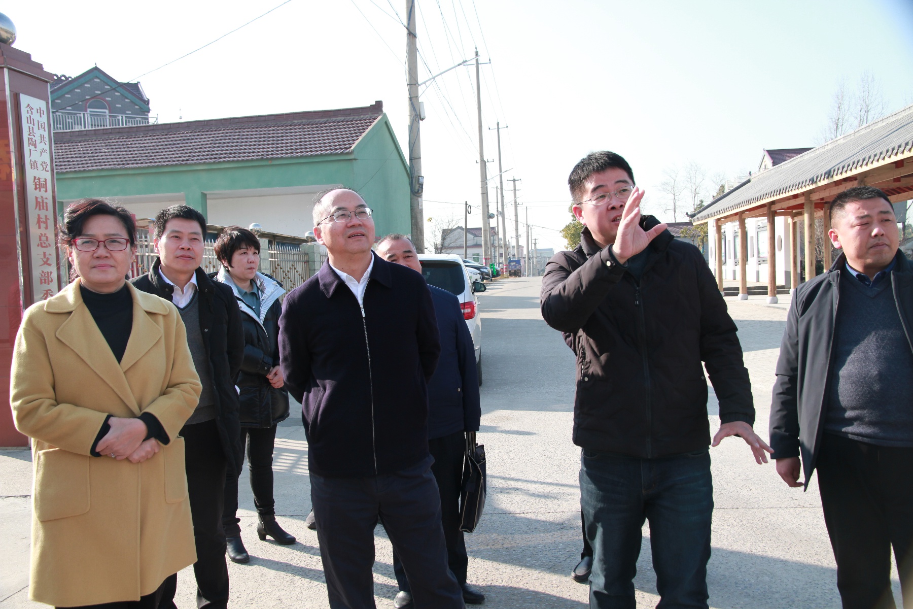 方晓利赴含山县陶厂镇铜庙村调研乡村振兴工作