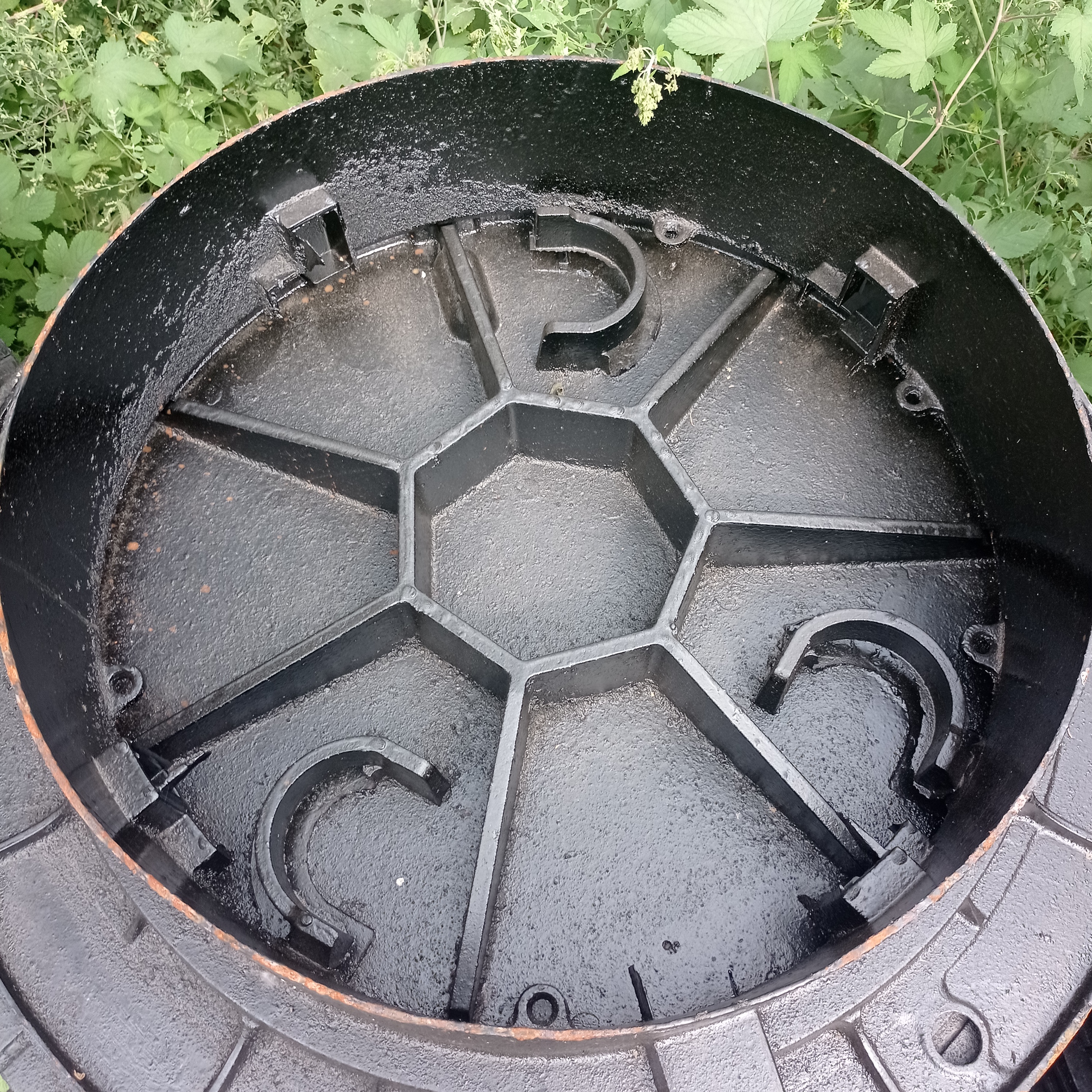 重型d400倒承式防沉降五防井盖