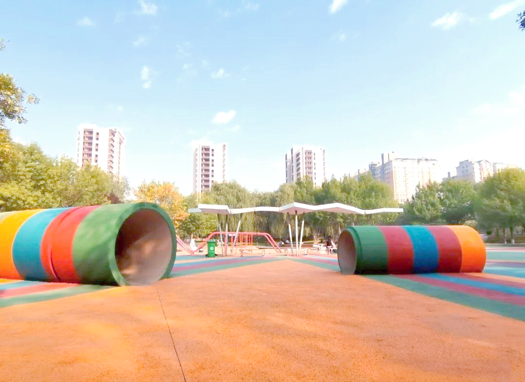 国庆前夕的晋阳街公园,尽享秋日惬意