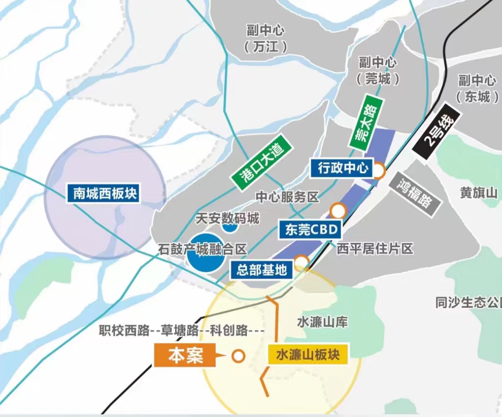 厚街镇各村地图图片