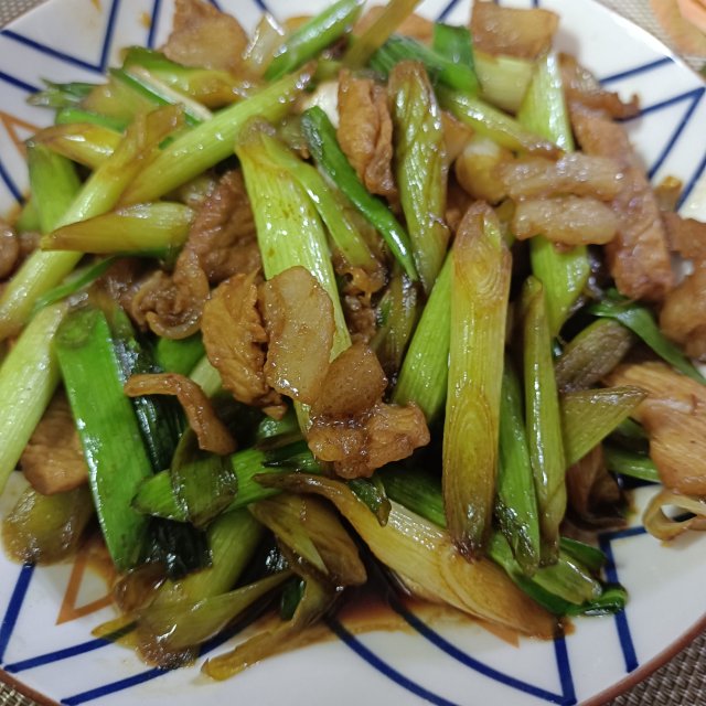 青蒜炒肉