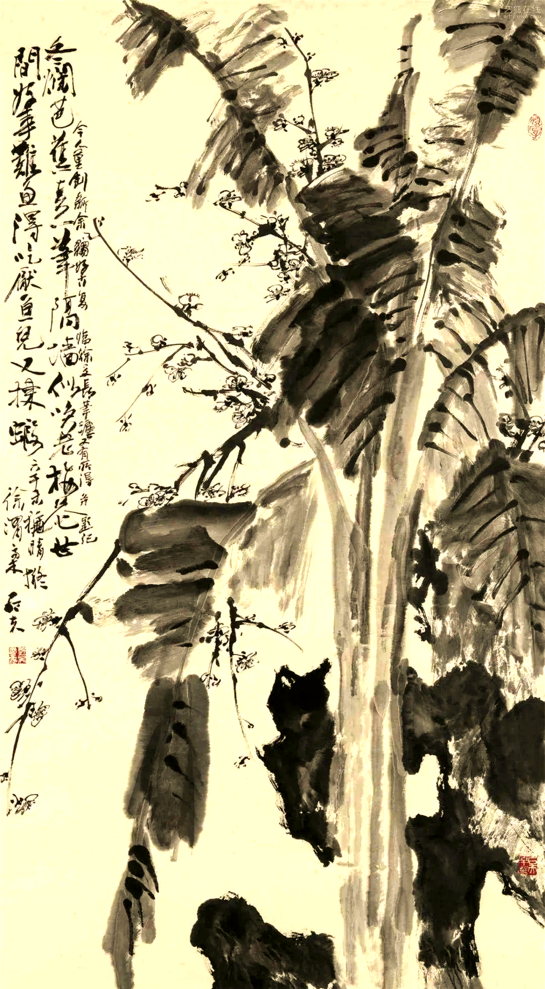 郭石夫笔下的芭蕉:独特艺术风格与魅力展现