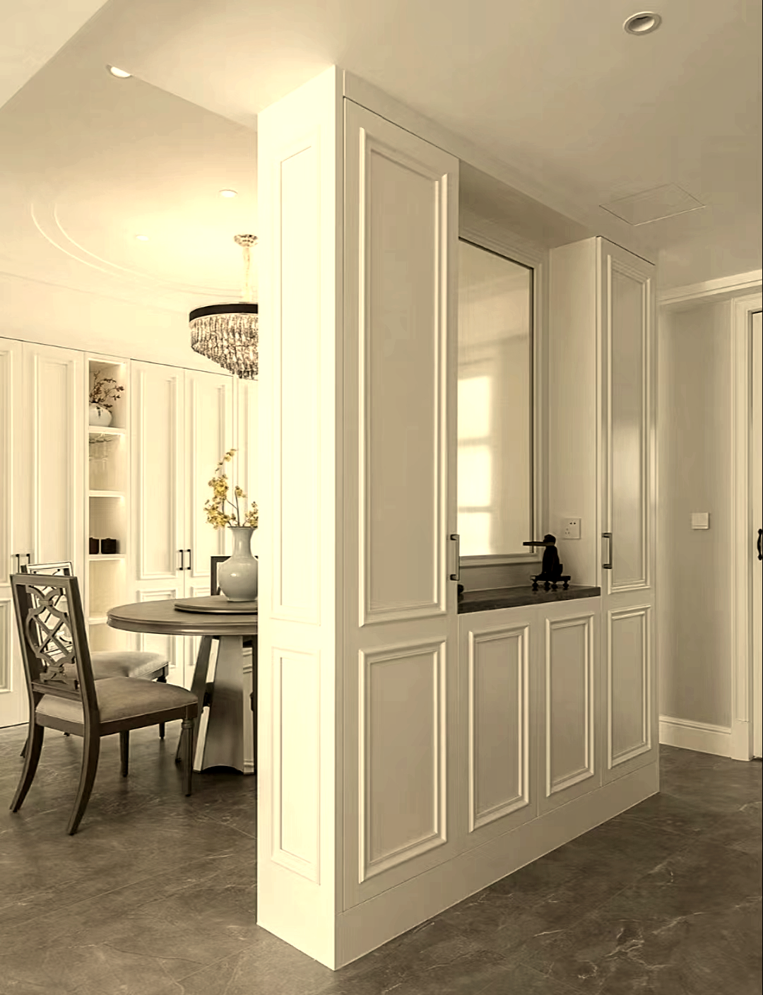 多种入户餐厅隔断设计方案