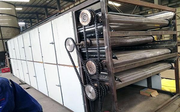 大型丹参烘干机 网带式丹参专用烘干设备