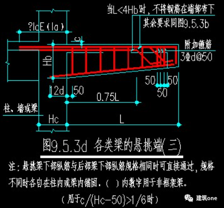 悬挑梁图集做法图片