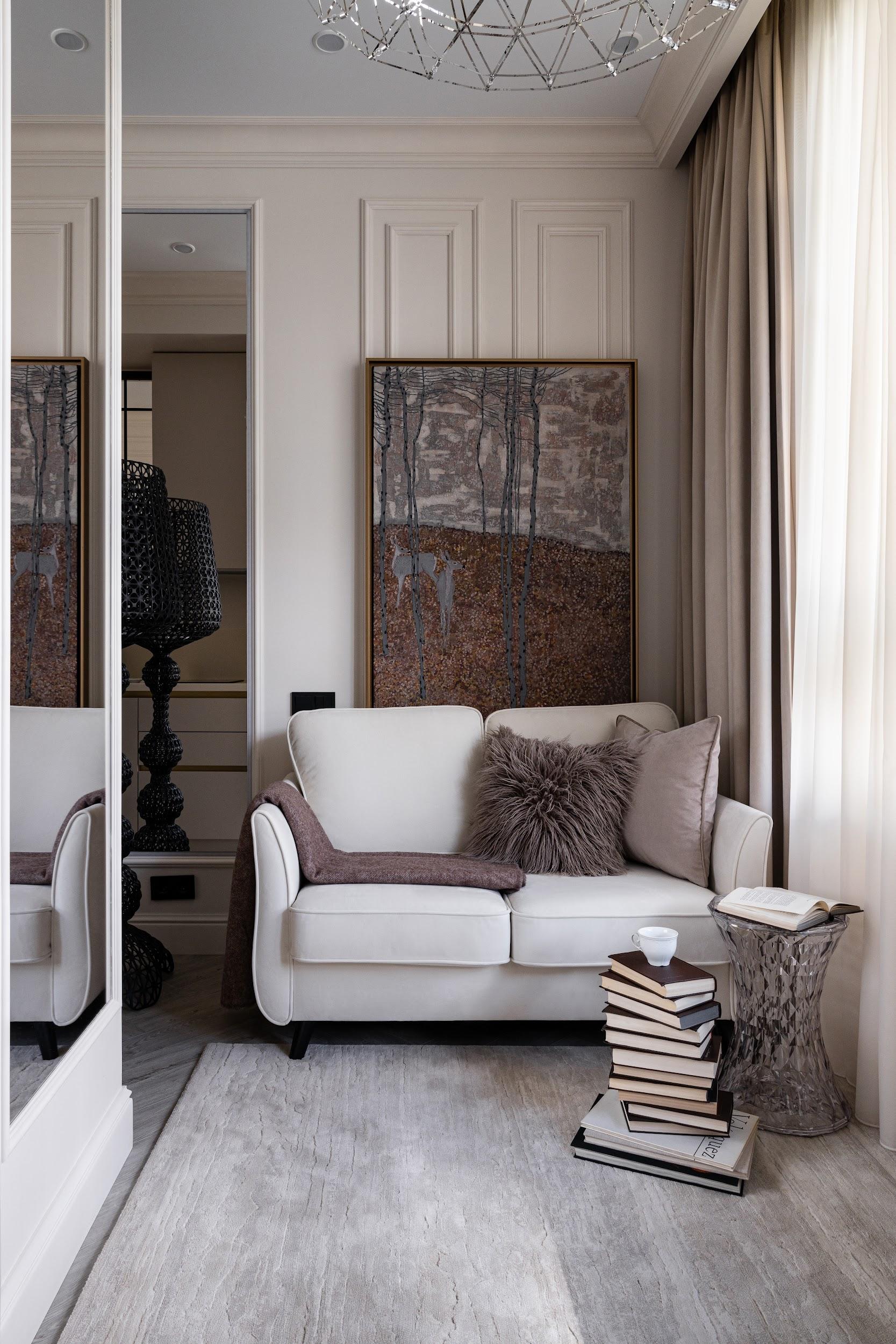 讲真,俄罗斯设计师确实有一套,23平小公寓也能装得实用而有格调