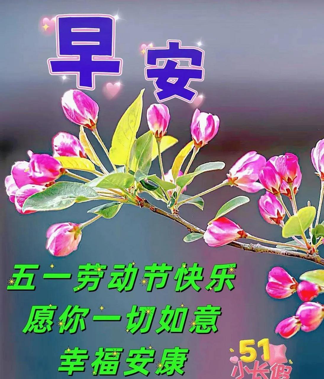 早上好,喜迎五一勞動節!最美的祝福送給你.