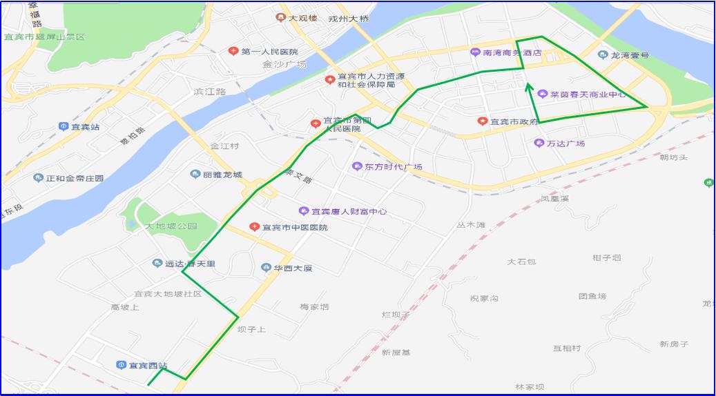 今天起,宜賓公交全面恢復各公交線路的運行!