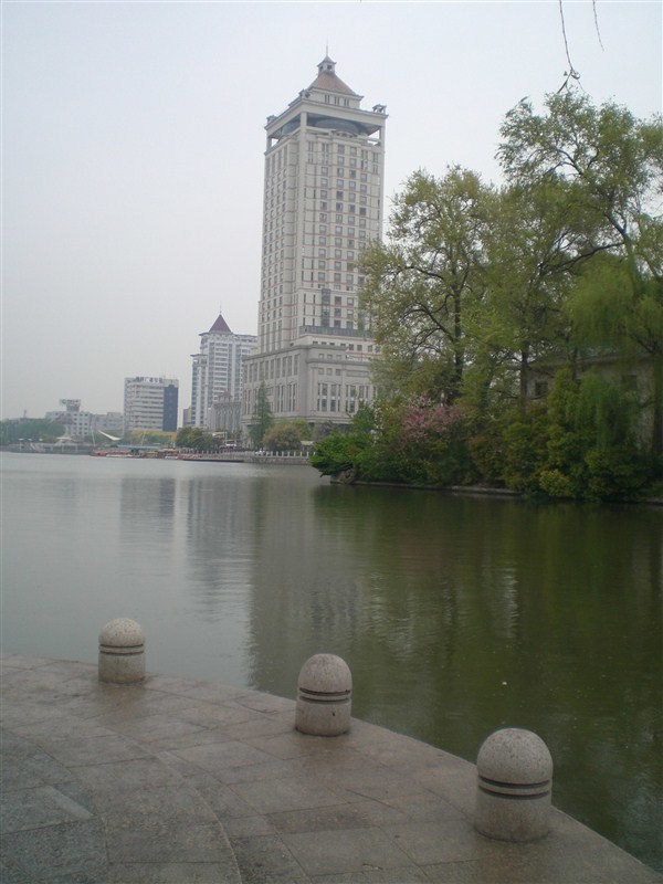 南通城市风景(濠河,中央公园,南通大学)