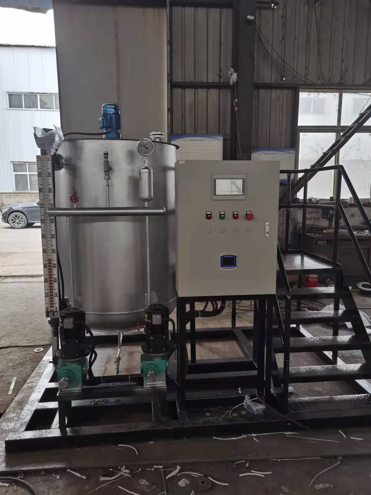 全自动磷酸盐加药装置具体工作流程说明及系统图展示