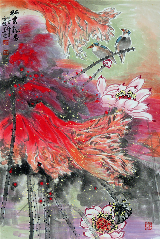 红韵墨章——李焕辉中国画作品展,于千祝文化网美术馆(北京)开幕