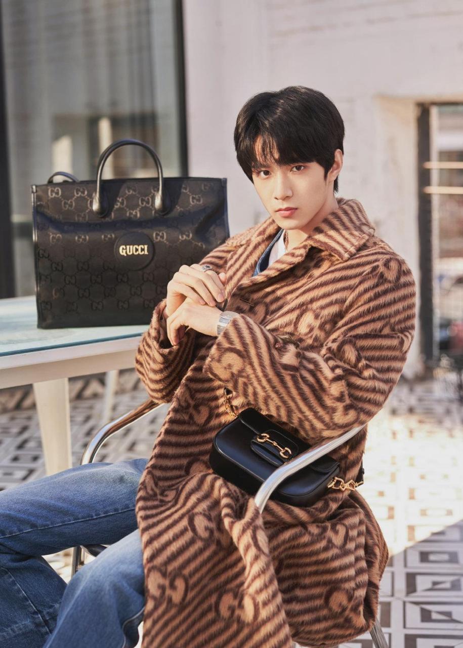 gucci男模刘耀文来了