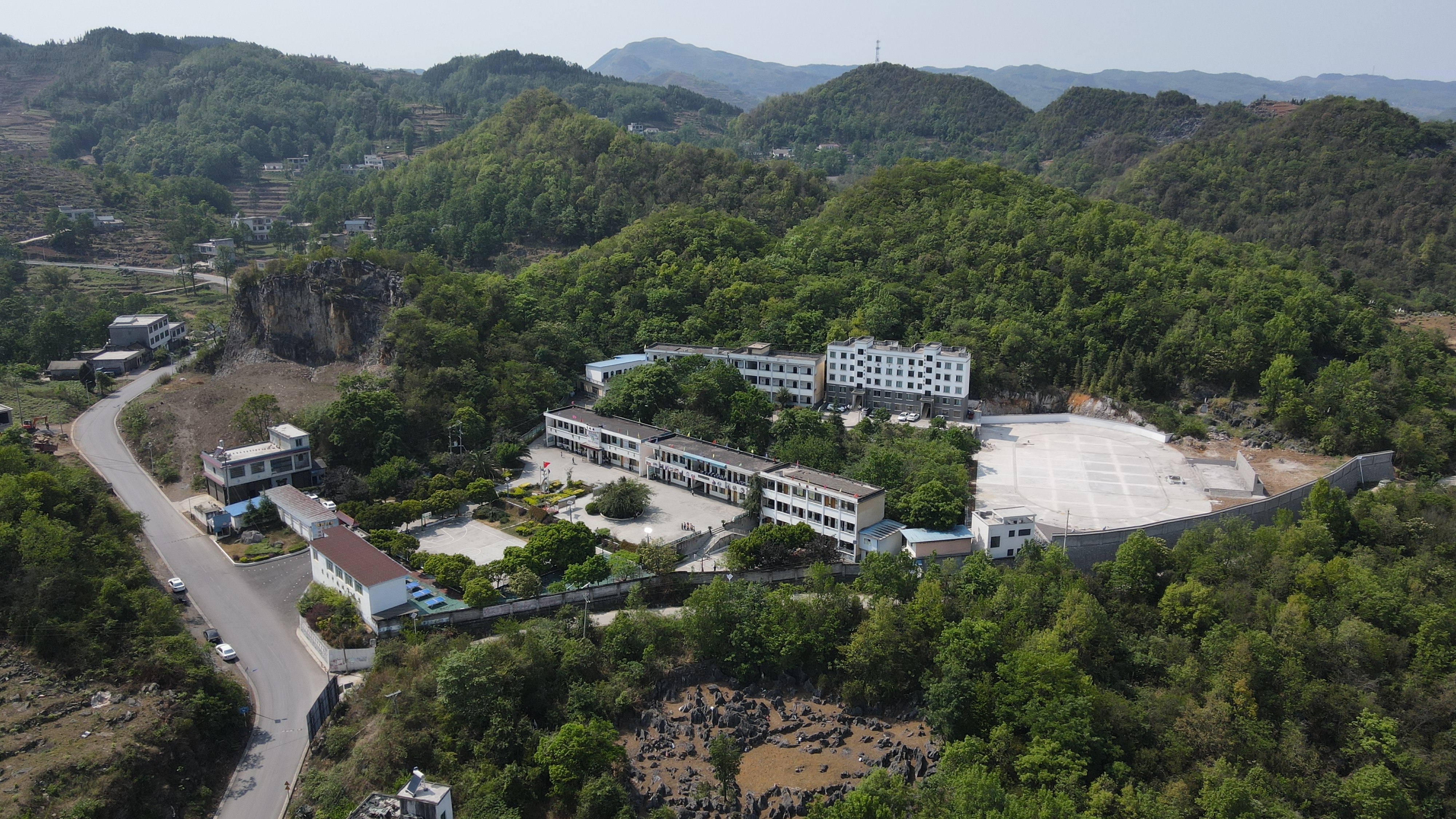 山村学校图片大全图片