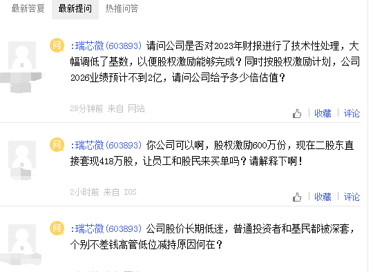 瑞芯微上市四年,"创业元老"第二大股东黄旭发布首个减持计划,最近两年