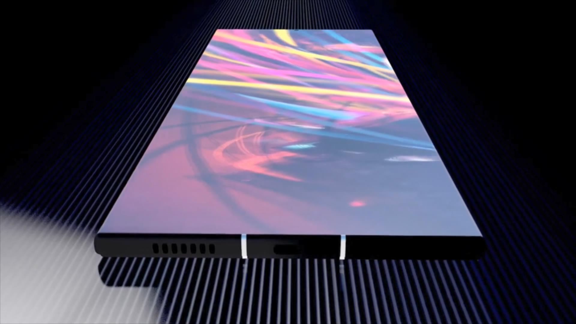 华为p60pro概念机:6.7寸曲面真全屏 2寸副屏,配2颗超大光圈镜头