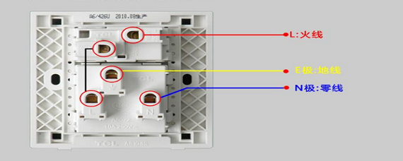 两根线怎么接三孔插座图片