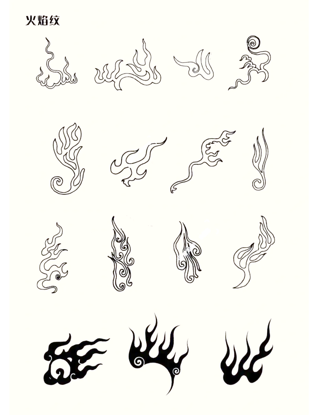 这种纹样不仅具有夸张的飘动感,仿佛熊熊燃烧的火焰永不停歇,更被人们