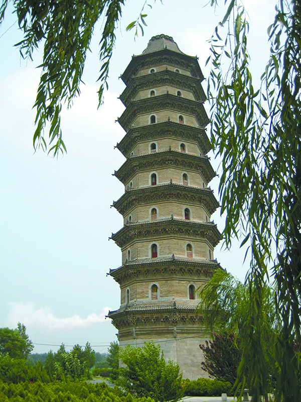 运河四大名塔之一的临清舍利塔  作者/供图