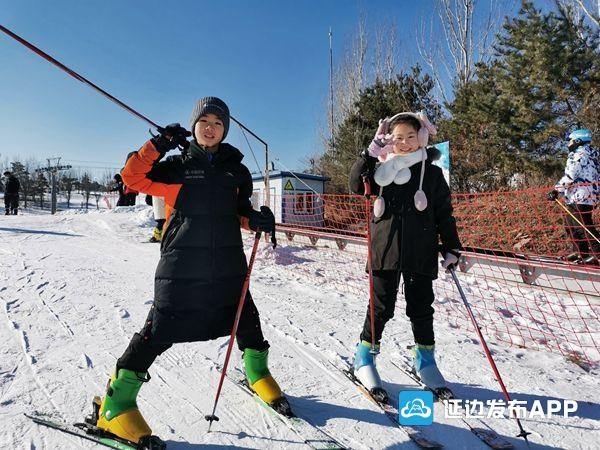 龙井海兰江滑雪场图片