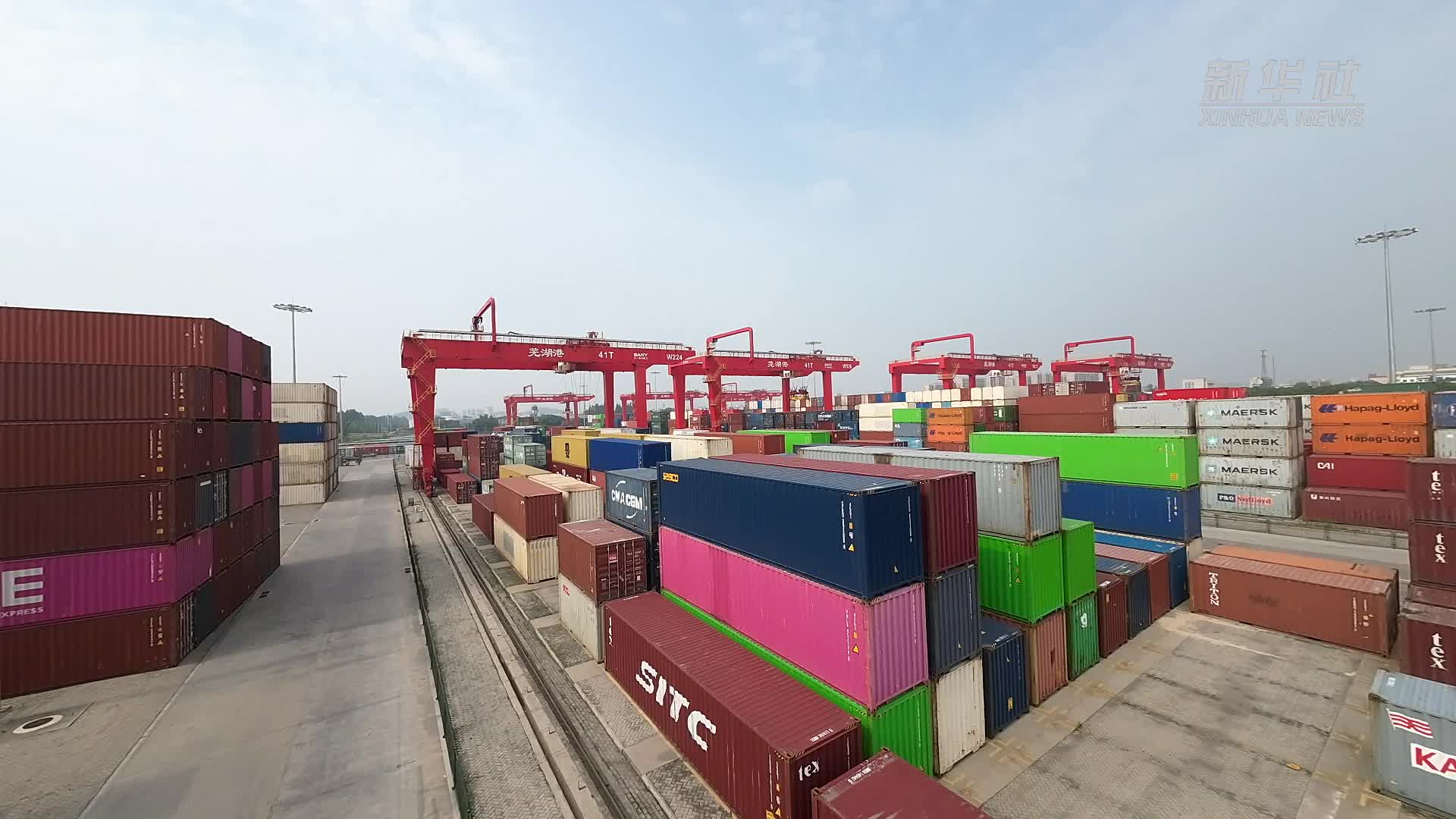 穿越中国新坐标|"穿越"长江码头看物流澎湃