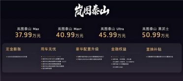 896线激光雷达上车！岚图泰山Ultra/黑武士版3月17日上市即交付