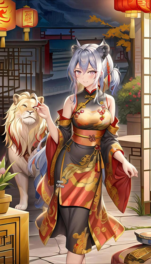 狮女兽耳娘二次元壁纸系列(一)