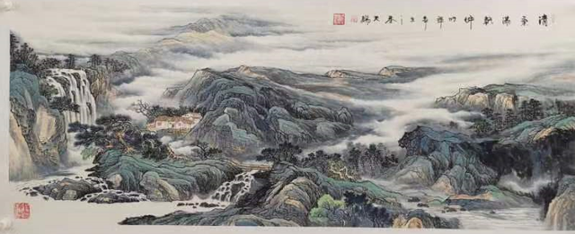 画家沈天赐简介及作品欣赏