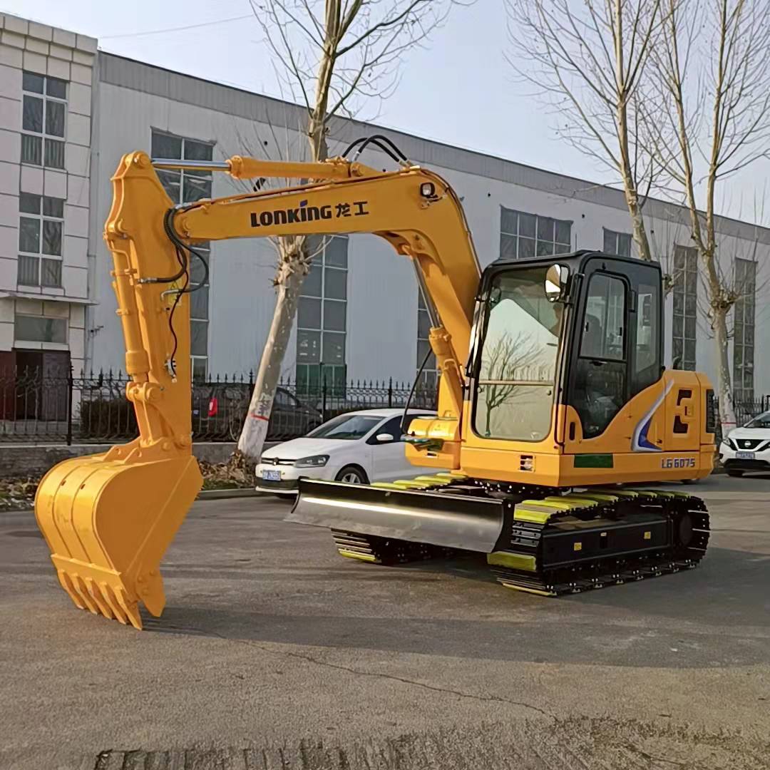龙工75型号 全新履带挖掘机图片 济宁微挖 履带挖 钩机价格