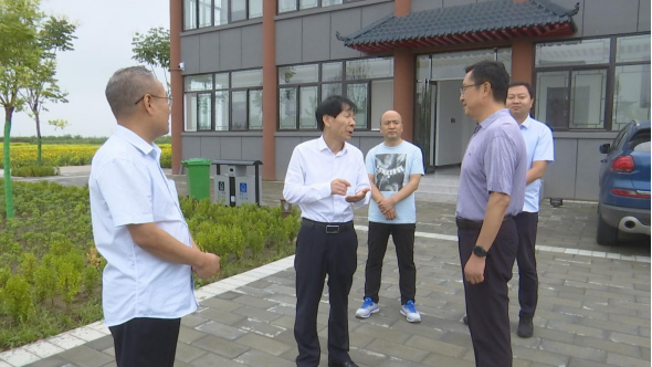 县委书记苏少敏检查指导县委党校新址建设工作