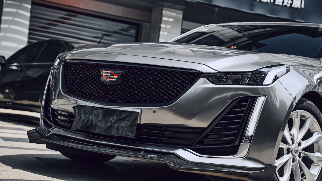 unic|凯迪拉克ct5改色液态金属银